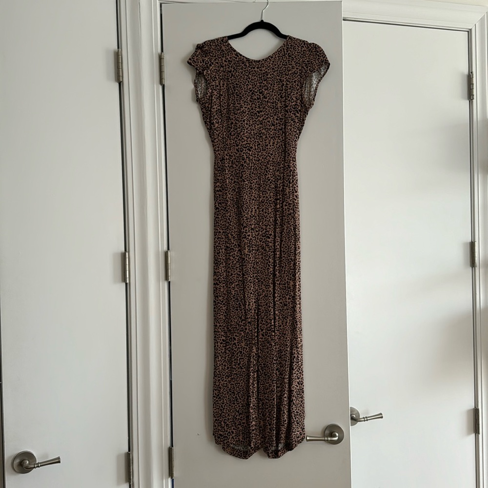Reformation Mayer jumpsuit leopard 🐆 size 4